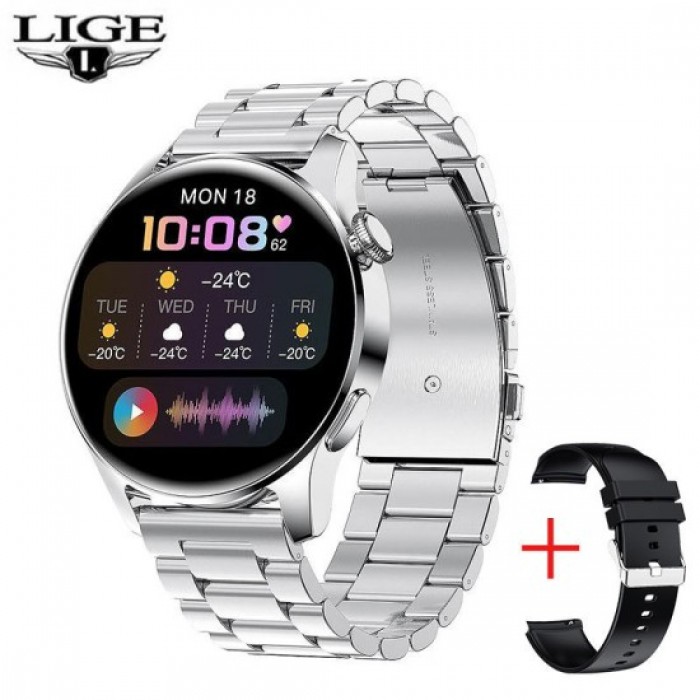 LIGE BW0256 smart watch with Bluetooth calling Dual strap Raaz Trade International